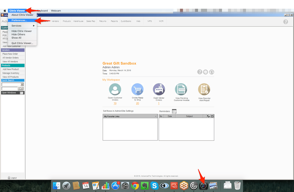 How to configure access to your local computer's drives from a Citrix app