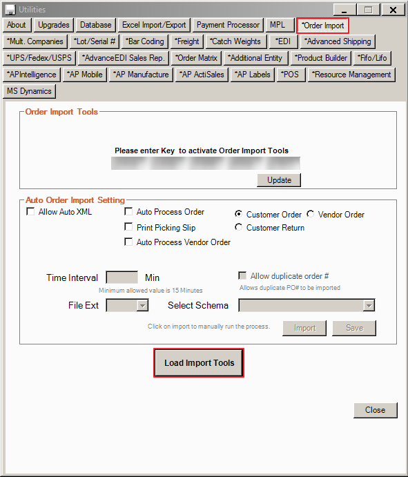 Automatically importing  Orders