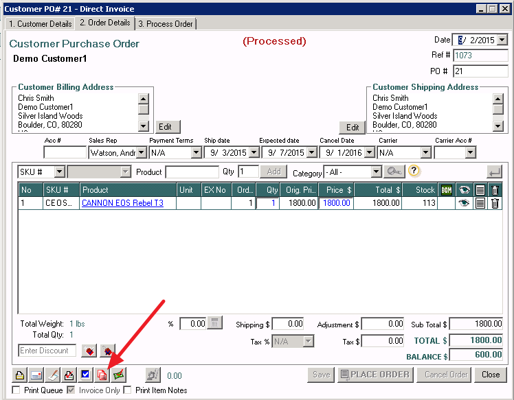 qbo apply credit memo to invoice